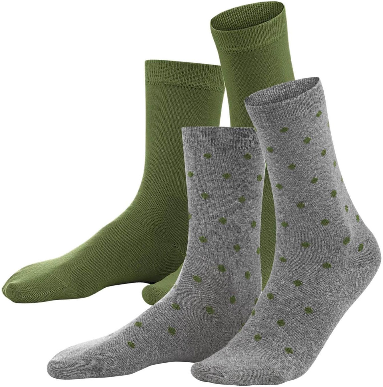 Damen-Socken BETTINA im 2er-Pack cypress dots
