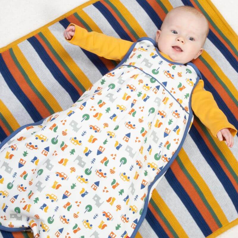 Niedlicher Baby-Schlafsack mit Brownsea-Print