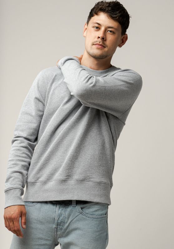 Sportliches Sweatshirt ADIL in grey melange