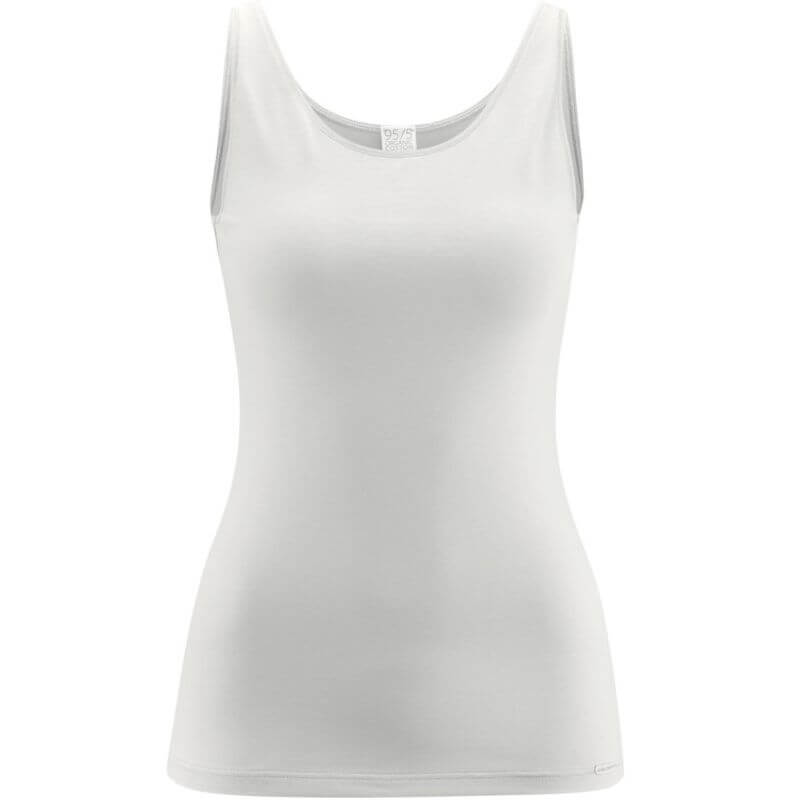 Weiches Basic-Top für Damen in Weiß