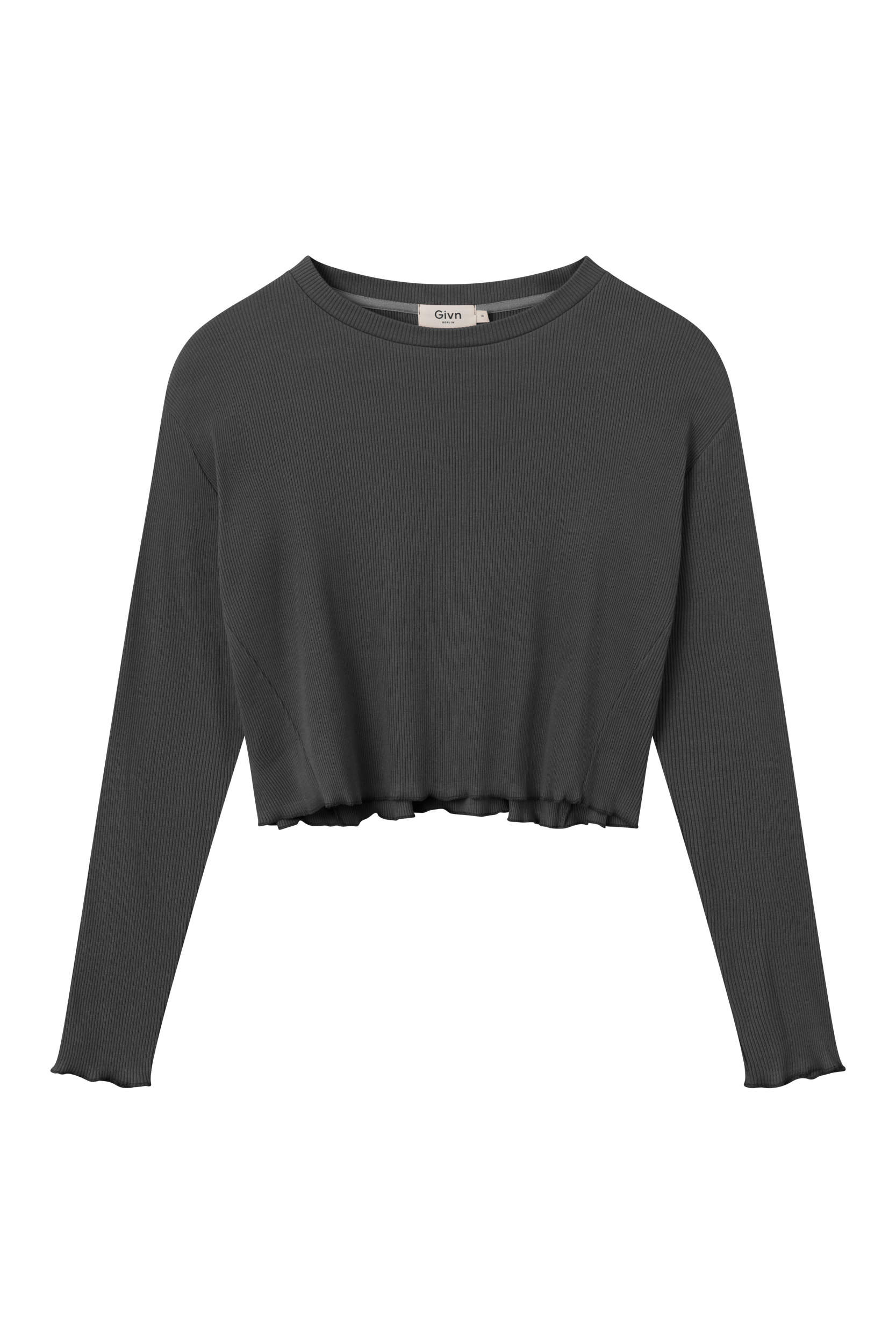 Damen-Sweater Tine Shadow Grey
