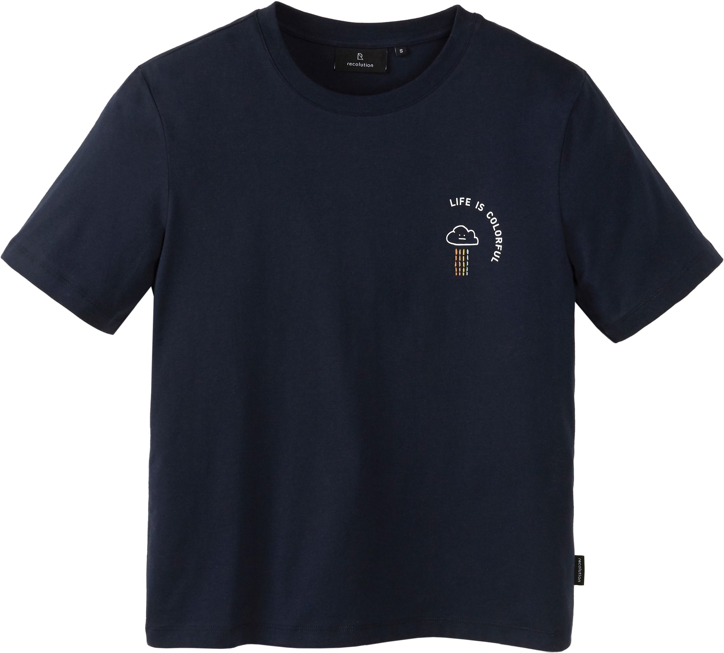 T-Shirt LILY COLORFUL dark navy
