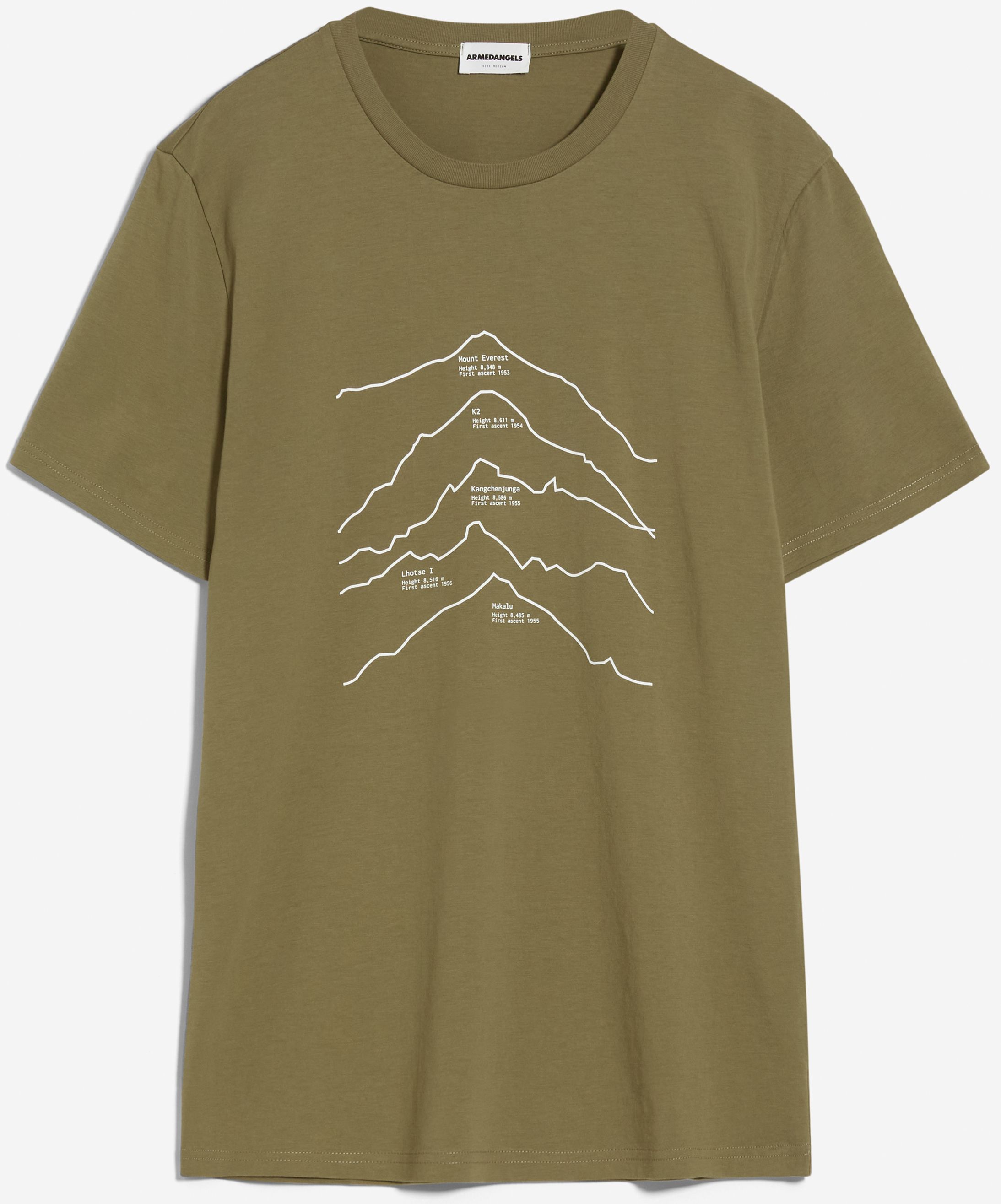 T-Shirt JAAMES TOP MOUNTAINS oliva