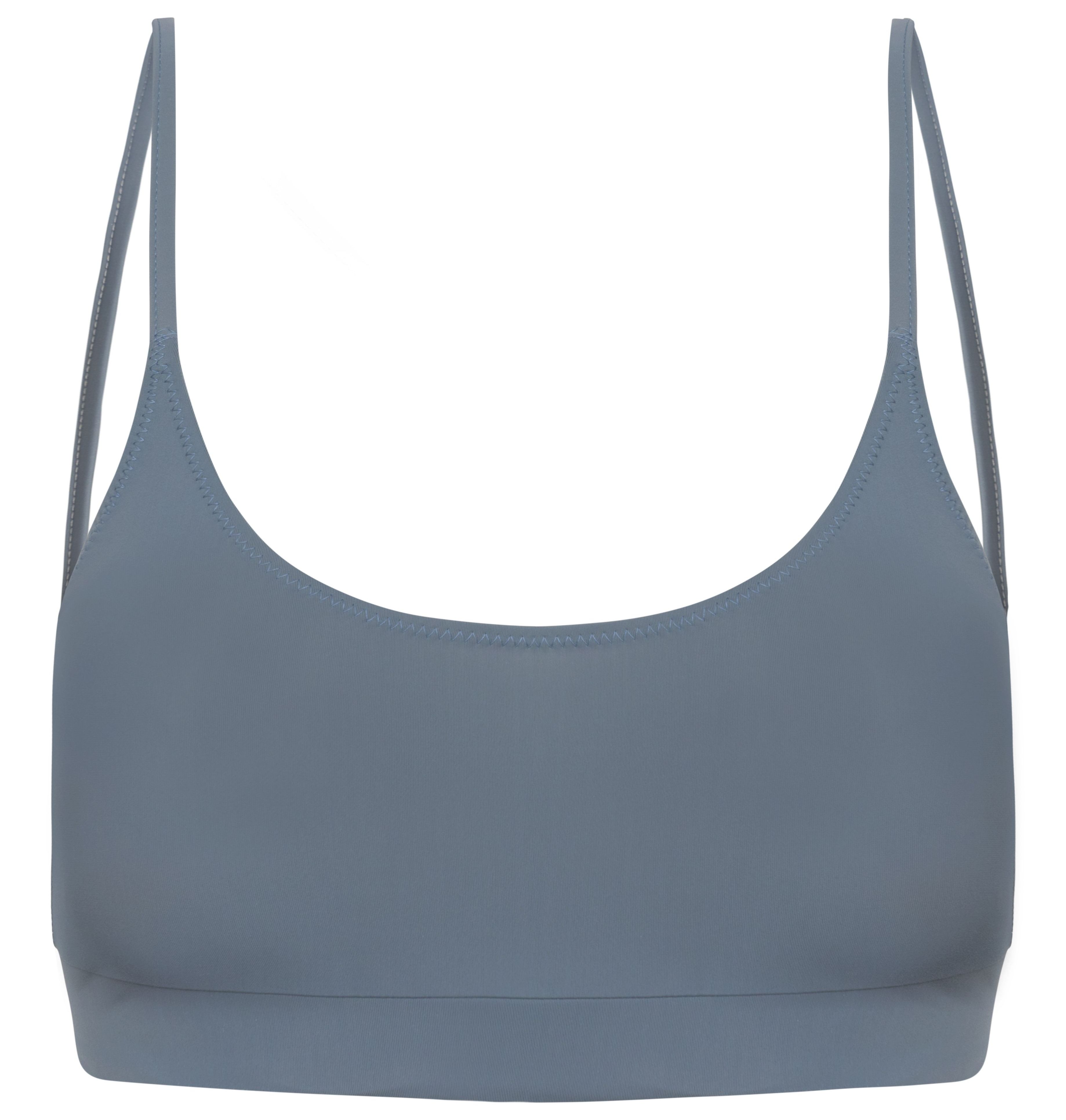 ECONYL® Bikini-Top in Grau