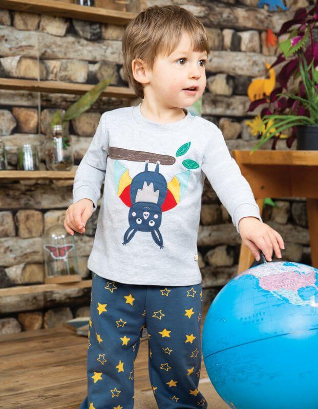 Zweiteiliger Baby-Schlafanzug mit Fledermaus