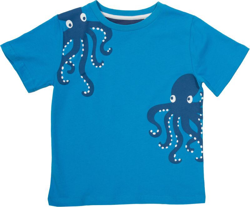 Cooles T-Shirt mit Oktopus-Print