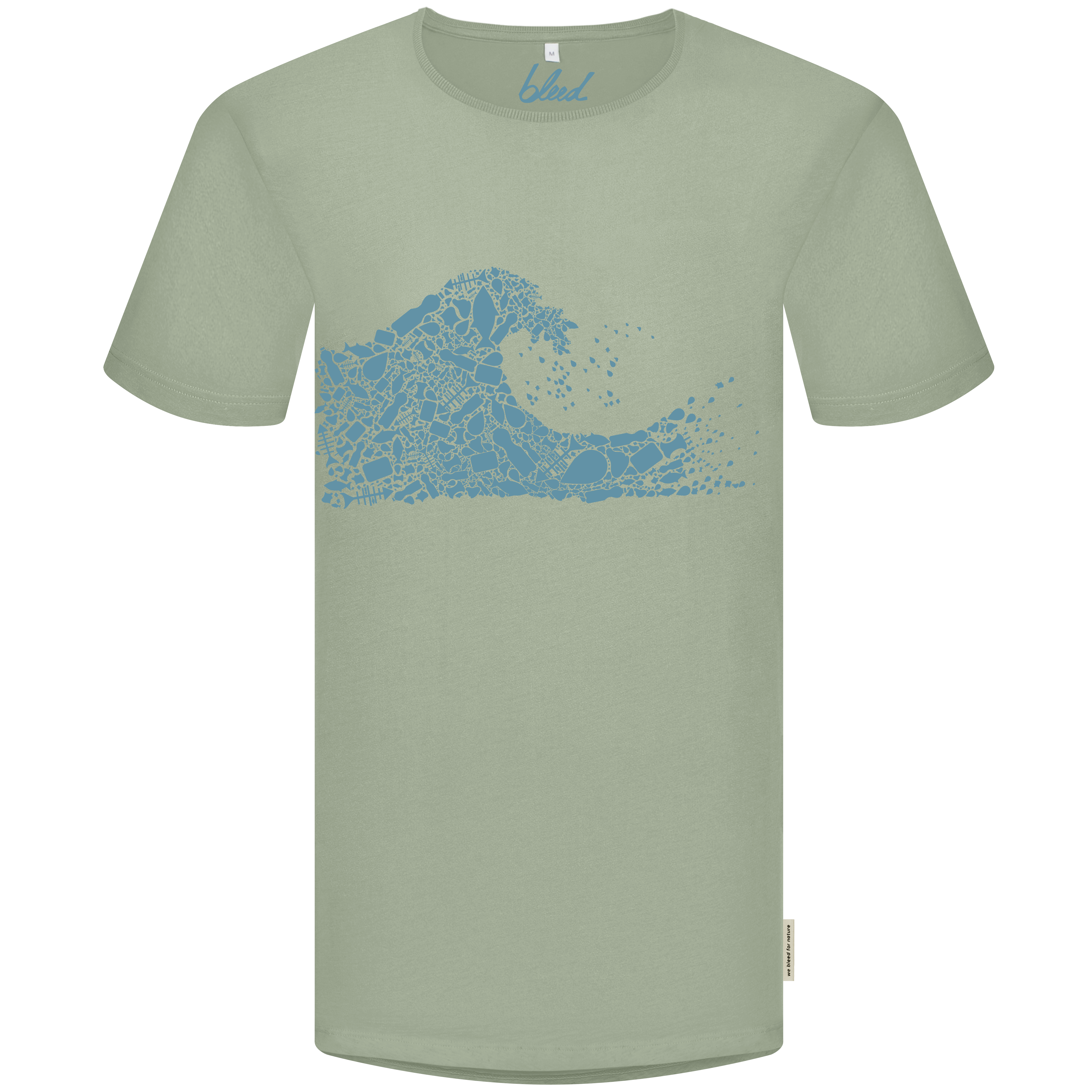 T-Shirt Plasticwave Grün