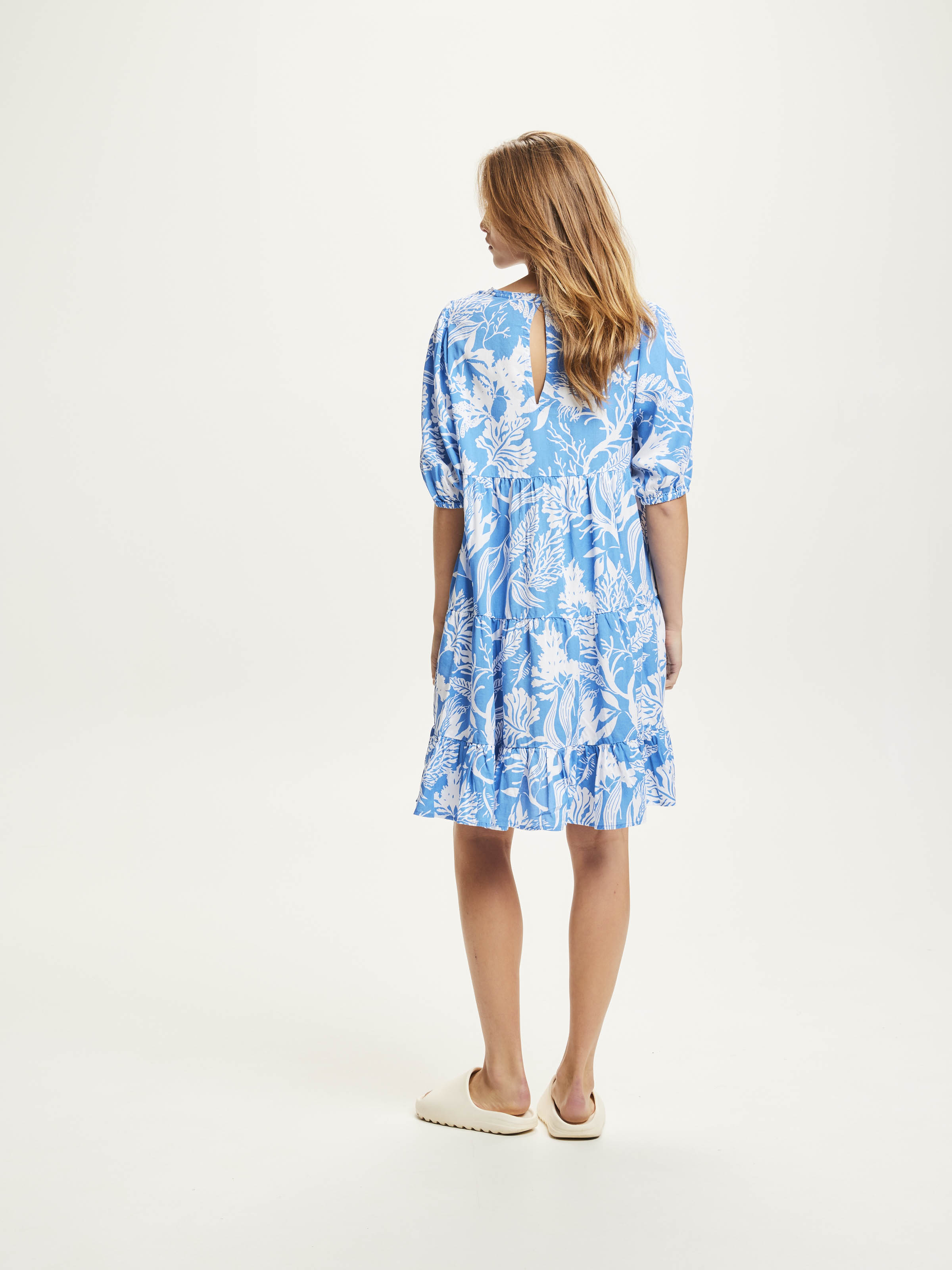 Sommerliches Kleid mit Seabreeze Print Campanula