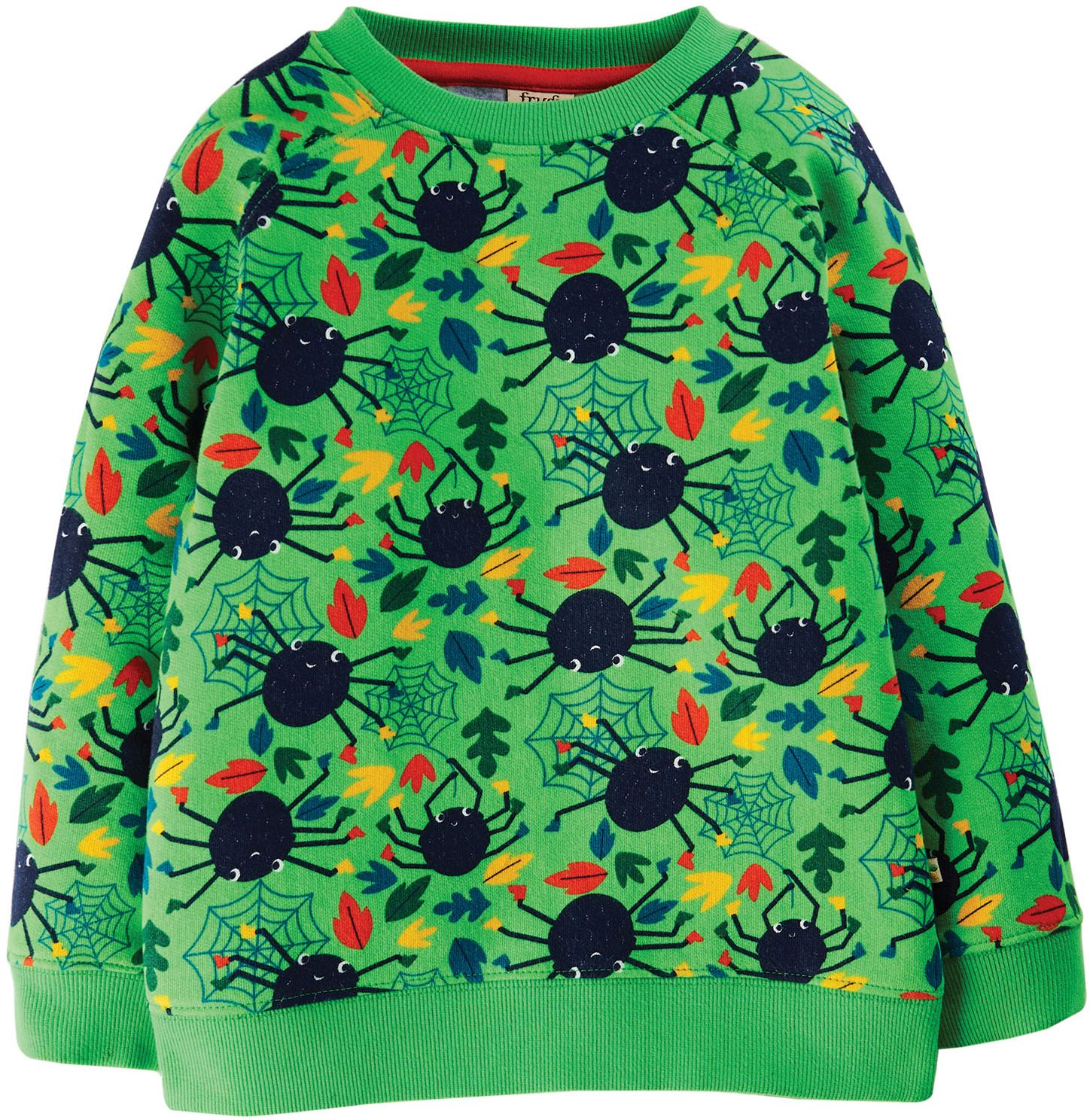 Kinder-Pullover mit Spinnen-Print