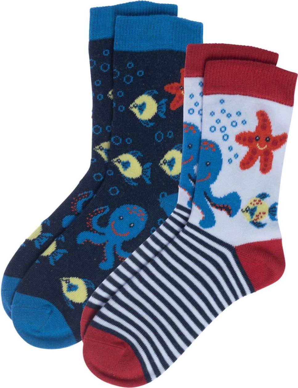 Kinder-Socken BEAR im 2er-Pack ocean life