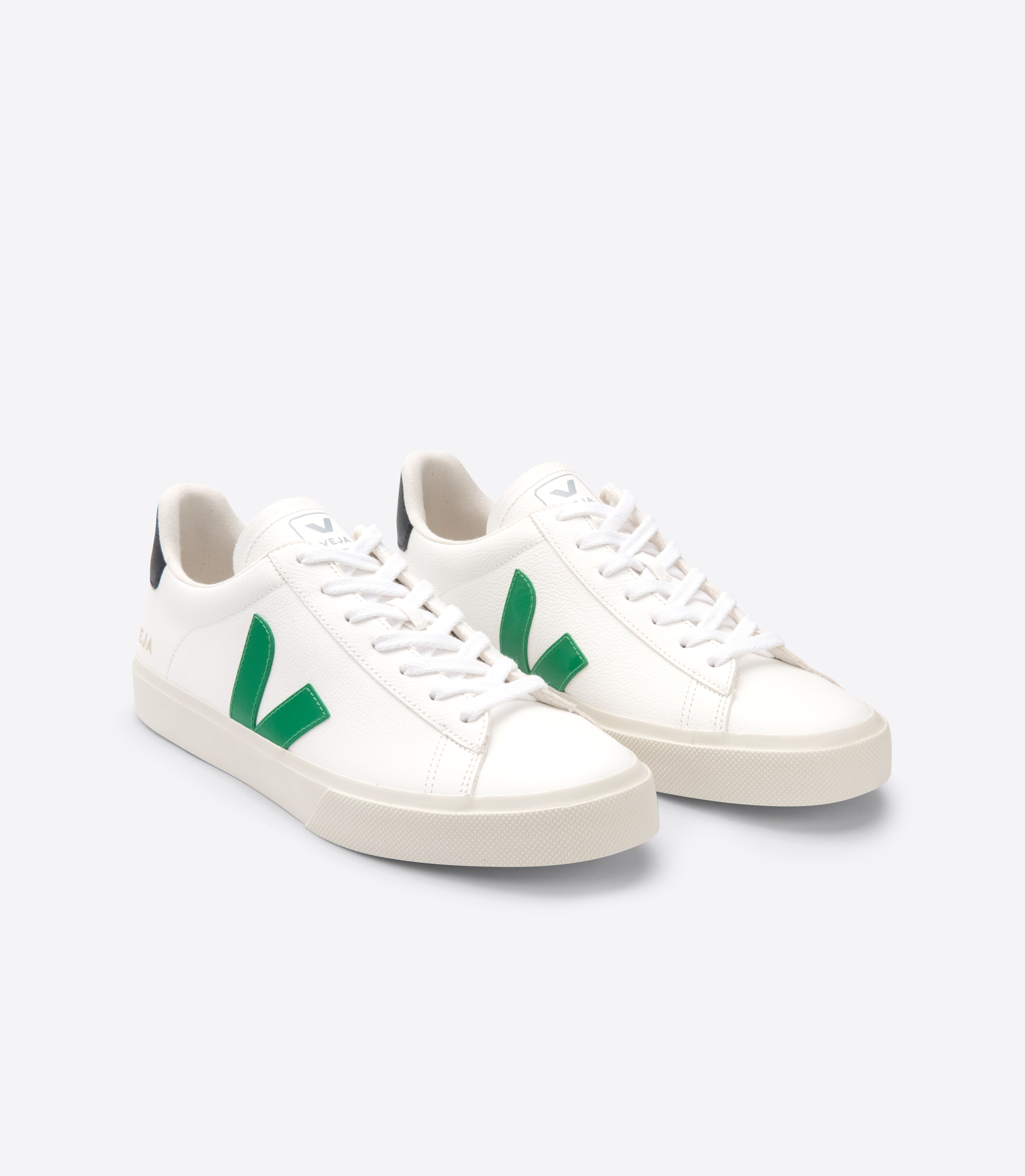 Herren-Sneaker Campo Chromefree White/ Emeraude /Black