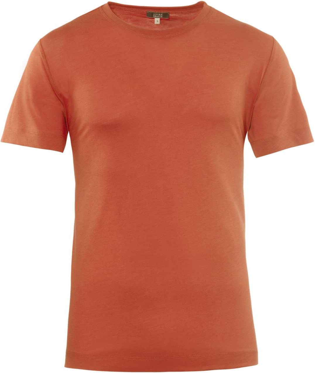 Weiches Basic T-Shirt KORNEL burnt orange