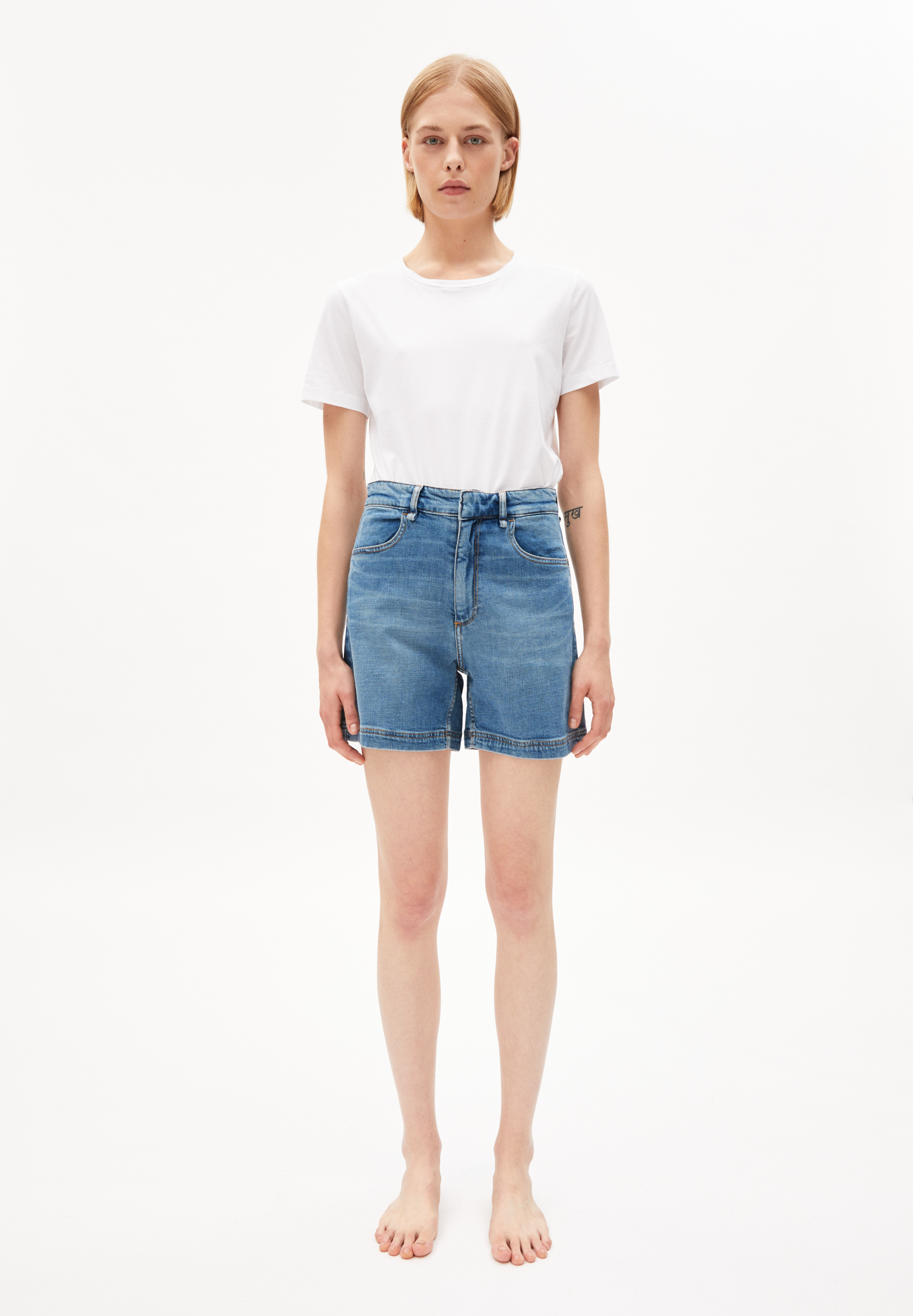 Jeans-Shorts AANELI HEMP iced
