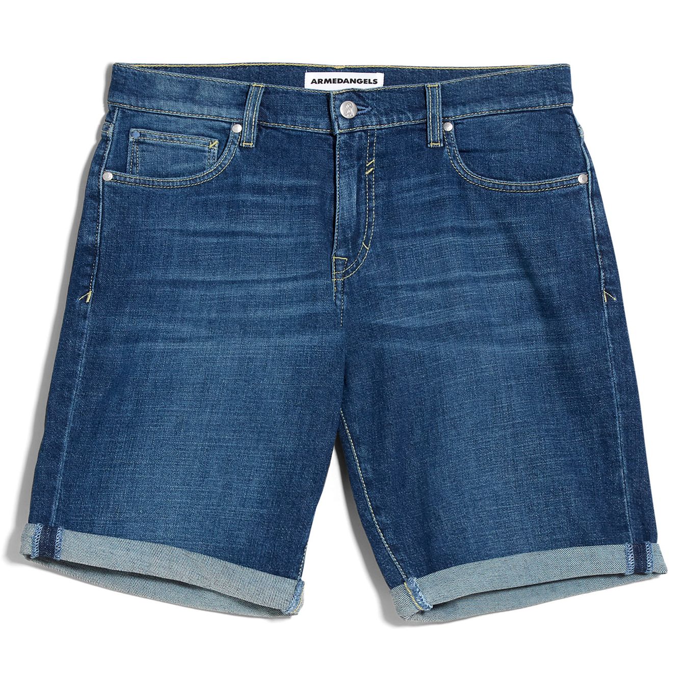 Jeans-Shorts NAAIL HEMP dark mud blue