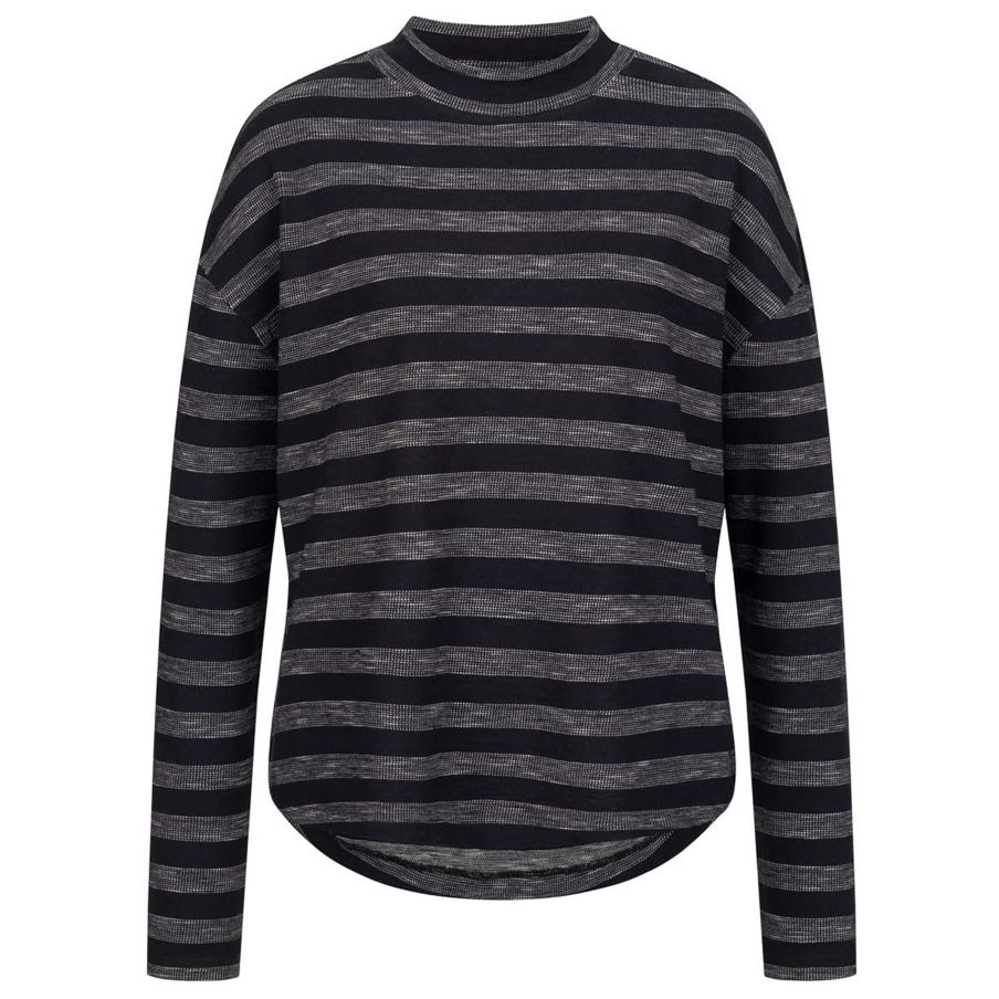 Streifenshirt black/off white block stripe