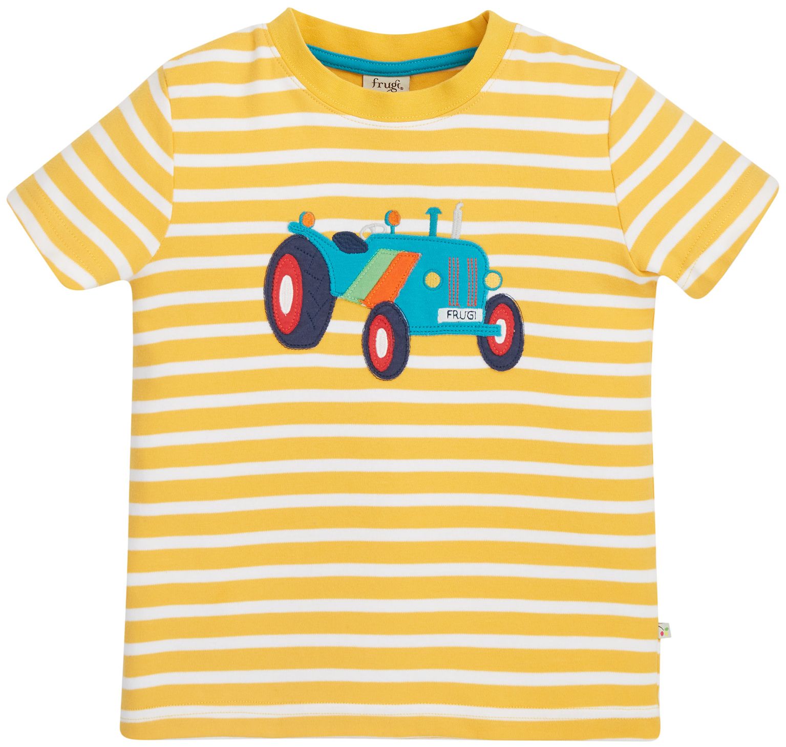 Kurzarm-Shirt Sid mit Traktor-Applikation 