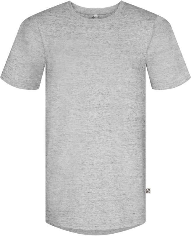 Weiches Basic Herren-Shirt grey melange