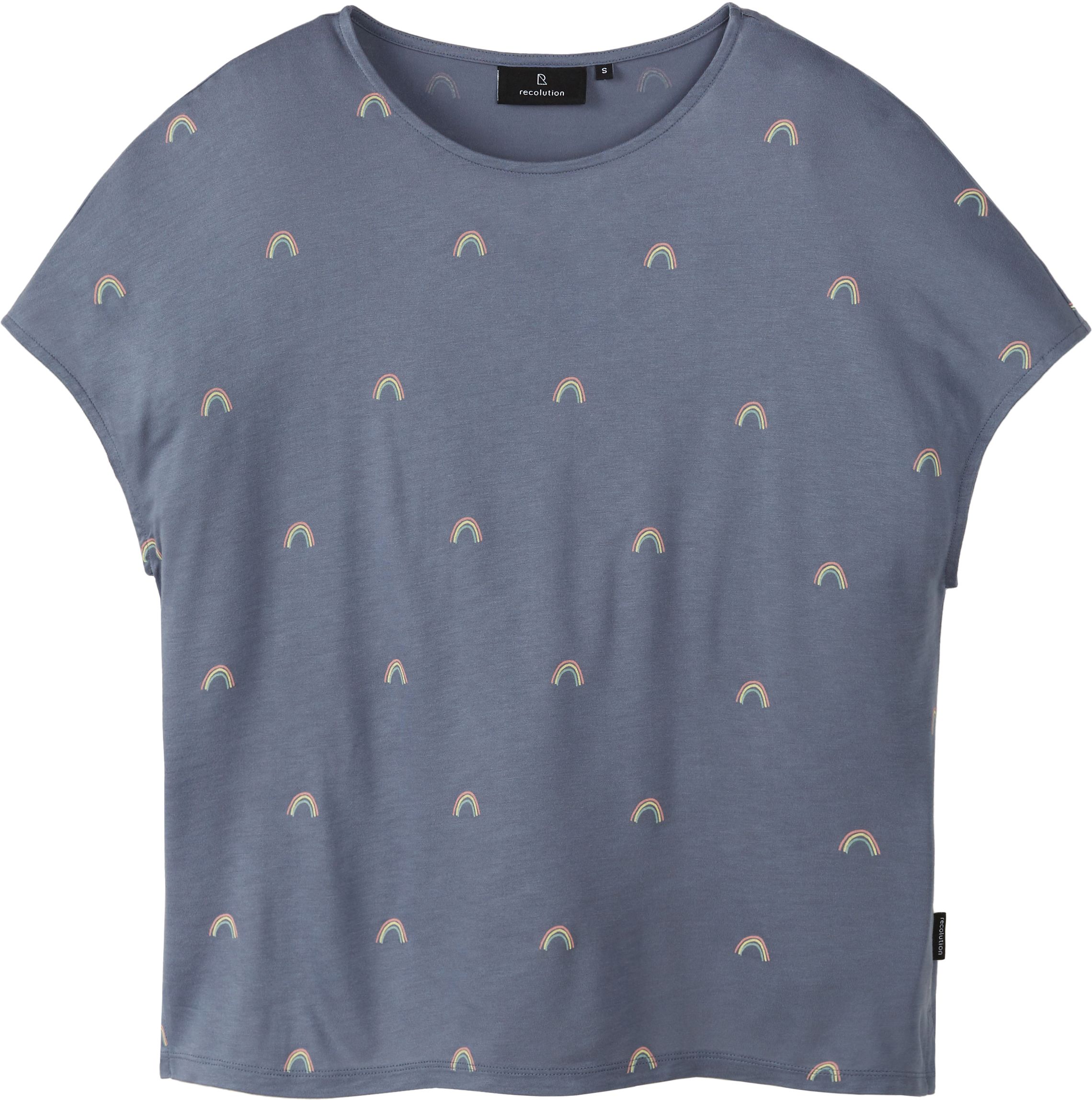 T-Shirt HEATHER RAINBOW dove blue