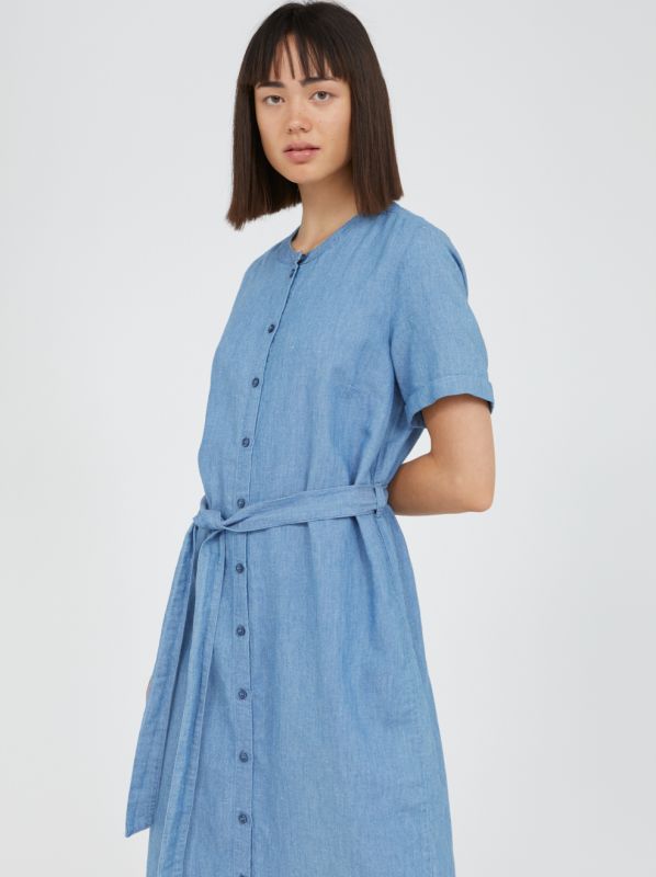 Lockeres Kleid MAARE foggy blue