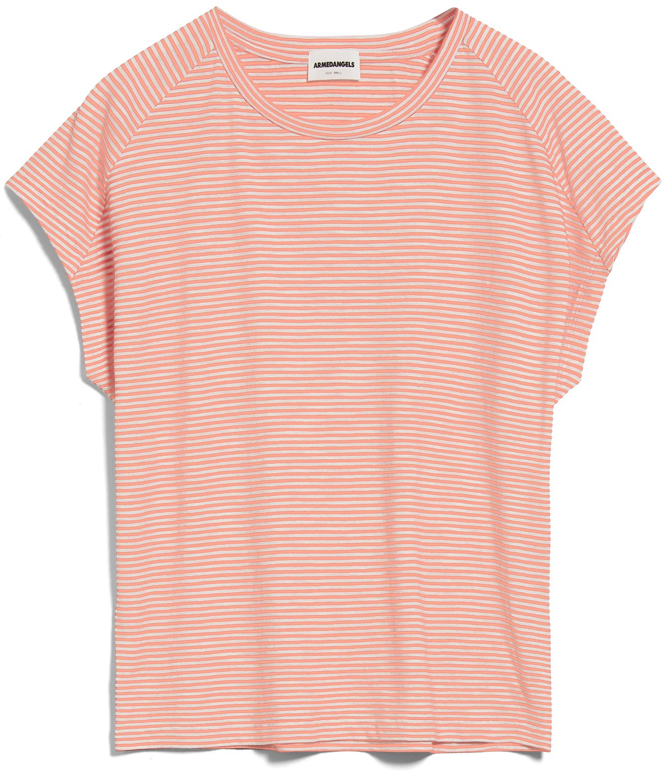 Damen-Shirt OFELIAA PRETTY STRIPES peach blossom/ oatmilk