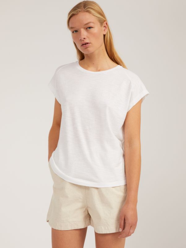 Meliertes Damen-Shirt OFELIAA white