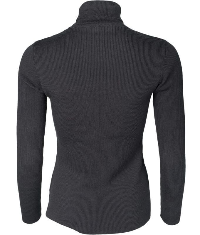 Basic Rollkragen-Pullover für Damen raven