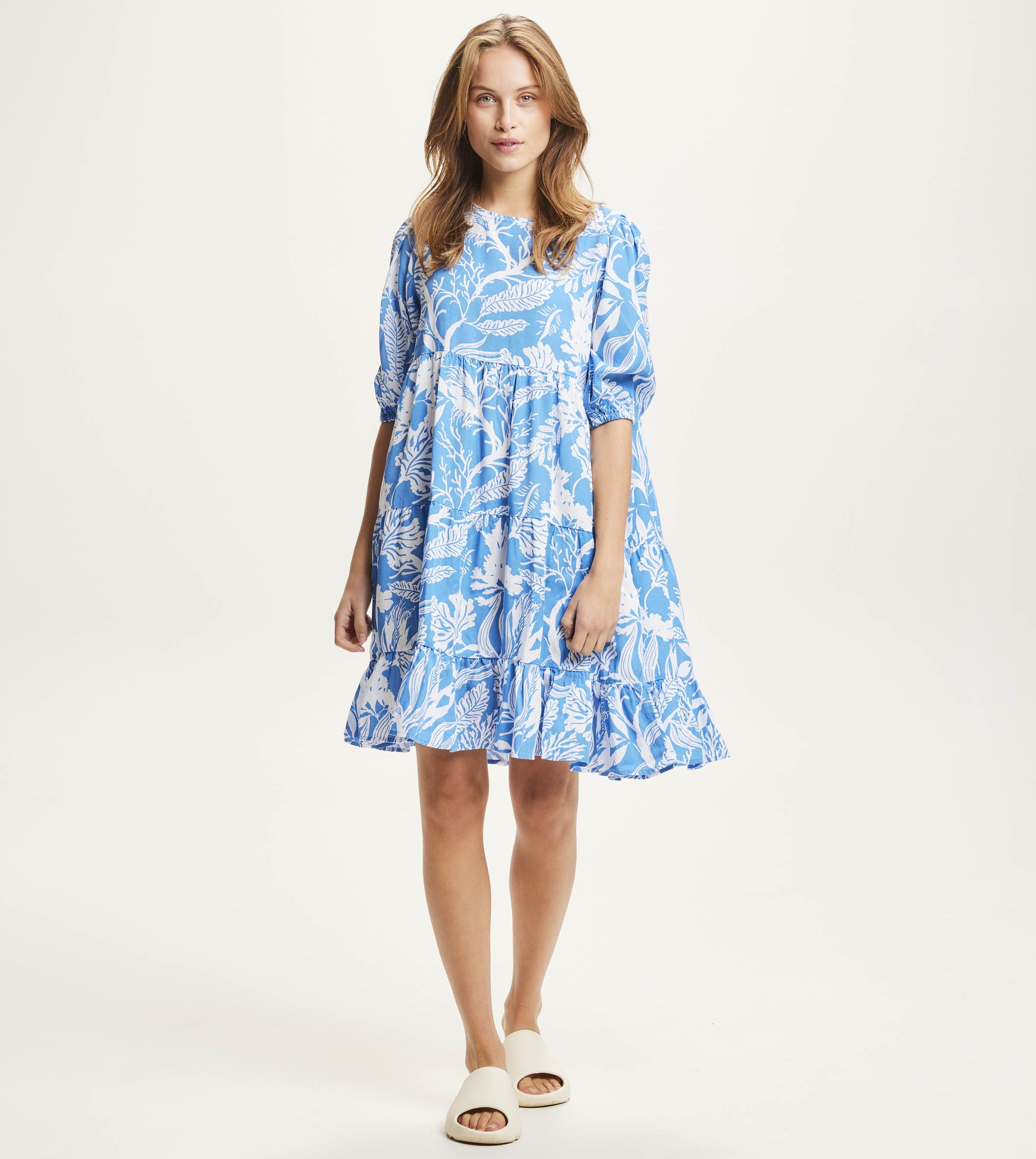 Sommerliches Kleid mit Seabreeze Print Campanula