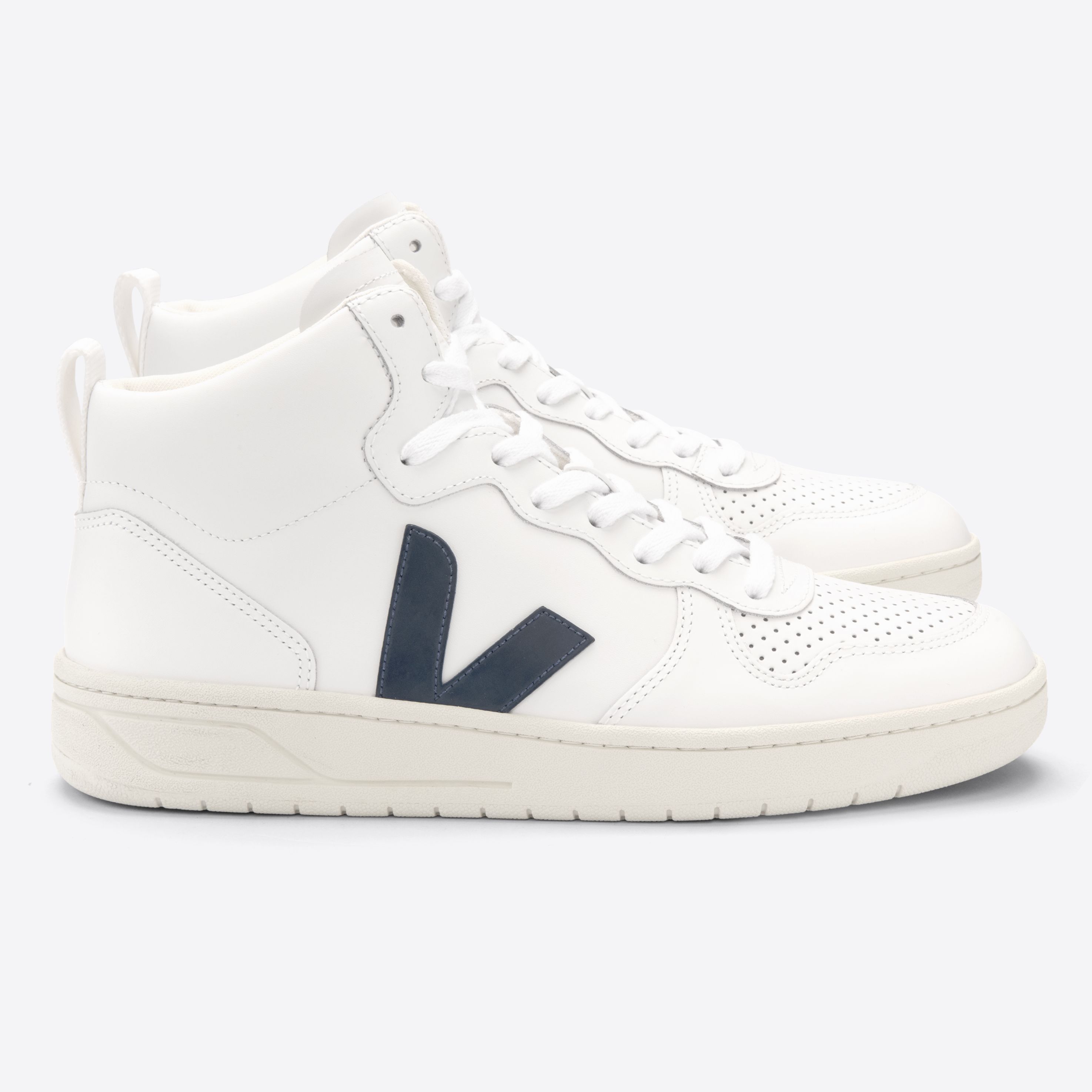 Hohe Damen-Sneaker V-15 Leather Extra White Nautico