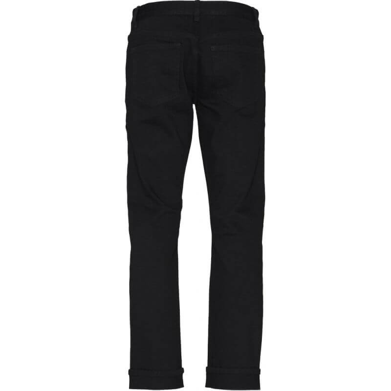 Tapered Herren-Jeans ASH black rinse selvedge